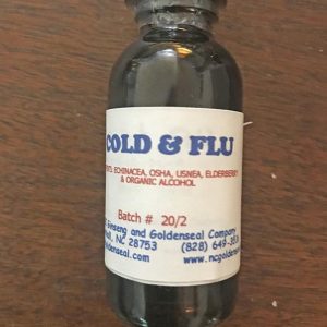 Cold and flu tincture