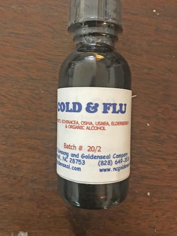 Cold and flu tincture